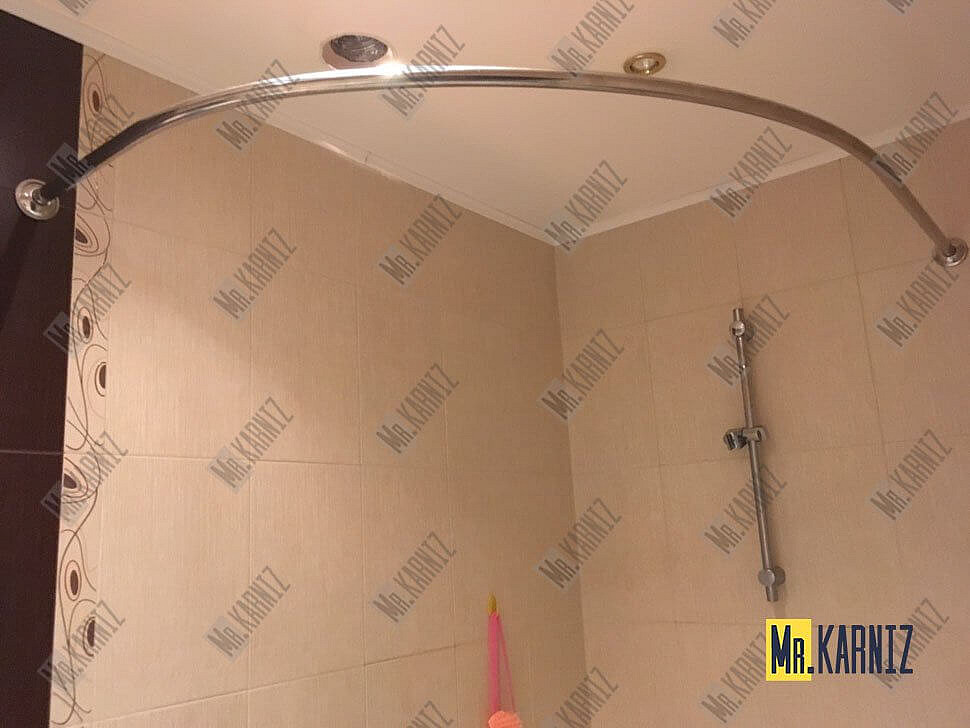Карниз для ванны Bas Малага 150х90 Усиленный 25 мм MrKARNIZ фото 9