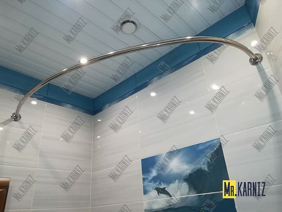 Карниз для ванны Aquanet Maldiva 150х90 Усиленный 25 мм MrKARNIZ фото 6