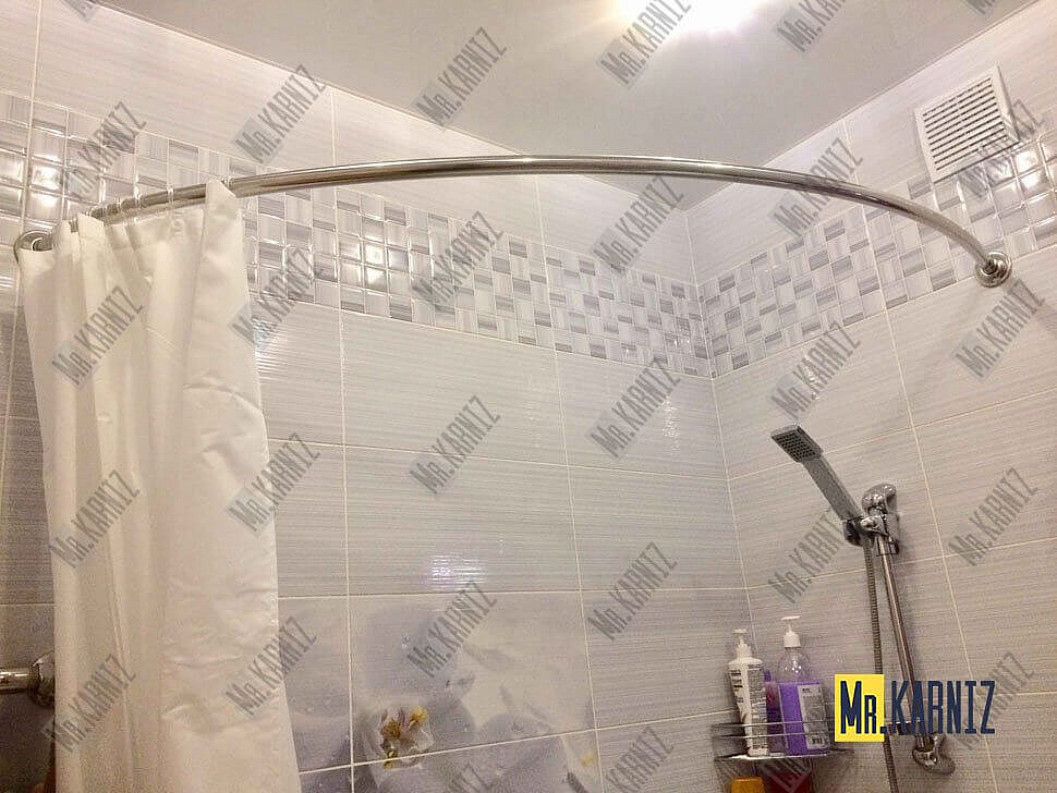 Карниз для ванны Aquanet Maldiva 150х90 Усиленный 25 мм MrKARNIZ фото 12