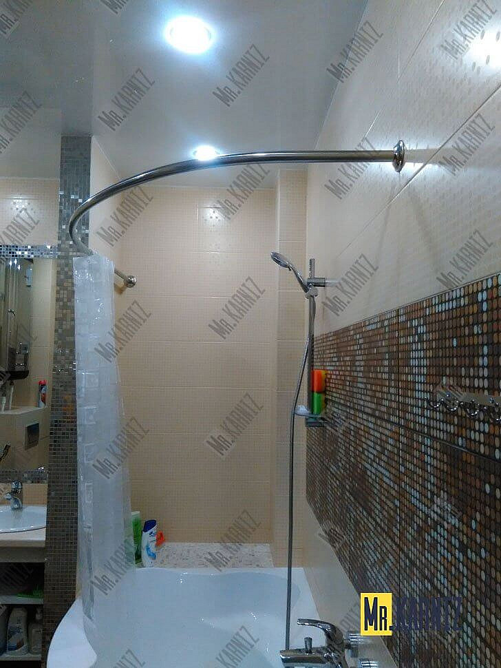 Карниз для ванны Bas Сагра 160х100 Усиленный 25 мм MrKARNIZ фото 14