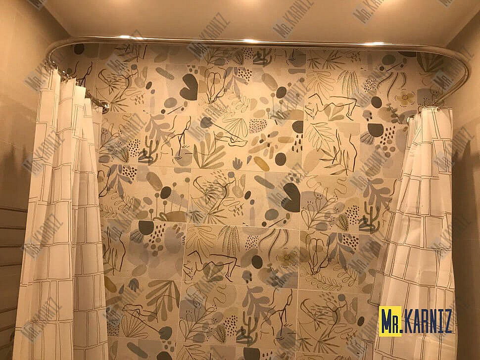 Карниз для ванны EvaGold OLB-842 п-образный 160х100 Усиленный 25 мм MrKARNIZ фото 7